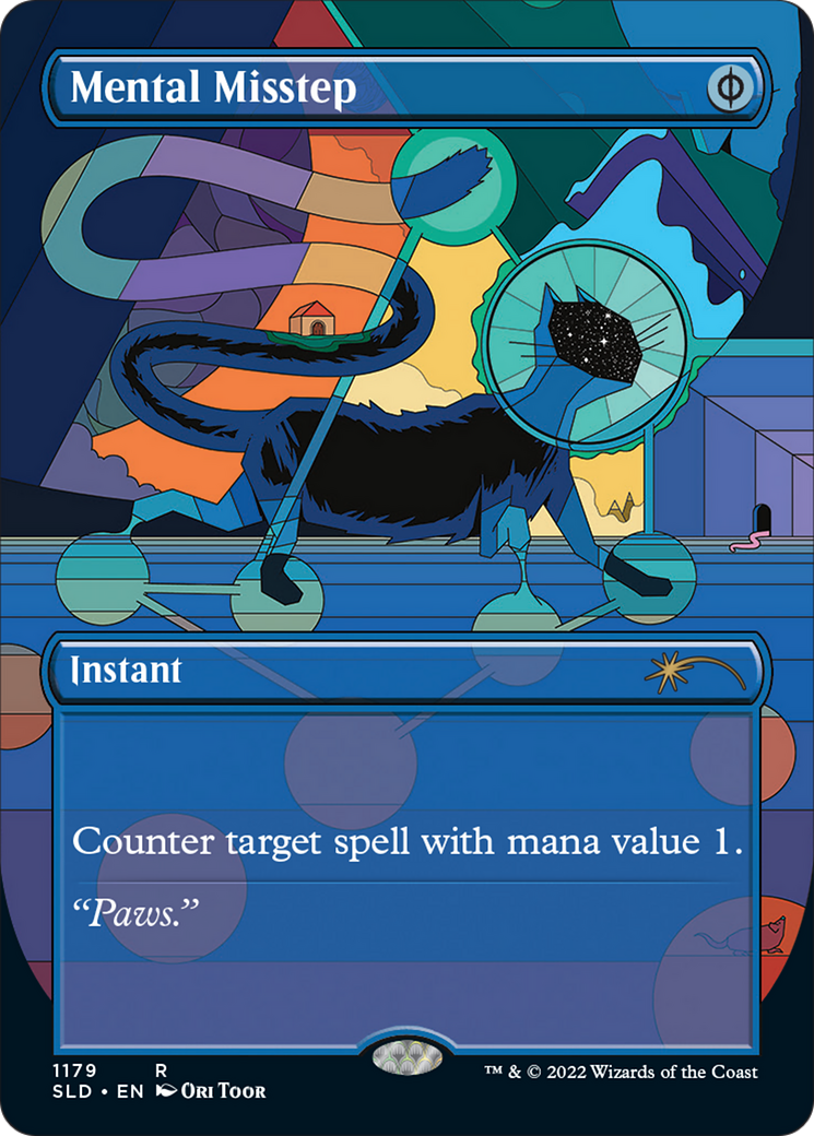 Mental Misstep (Borderless) [Secret Lair Drop Series] | Good Games Cannington