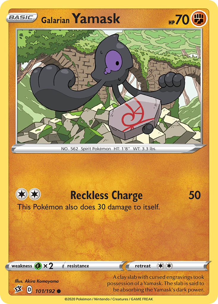 Galarian Yamask (101/192) [Sword & Shield: Rebel Clash] | Good Games Cannington
