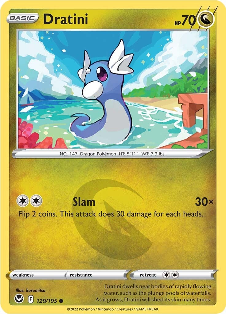 Dratini (129/195) [Sword & Shield: Silver Tempest] | Good Games Cannington