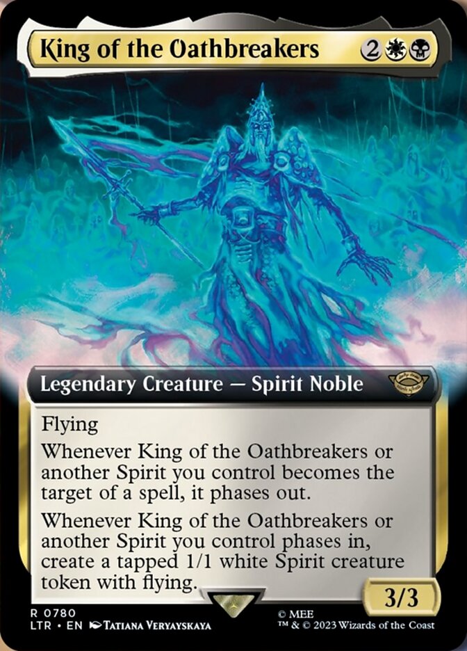 King of the Oathbreakers (Extended Art) (Surge Foil) [The Lord of the Rings: Tales of Middle-Earth] | Good Games Cannington