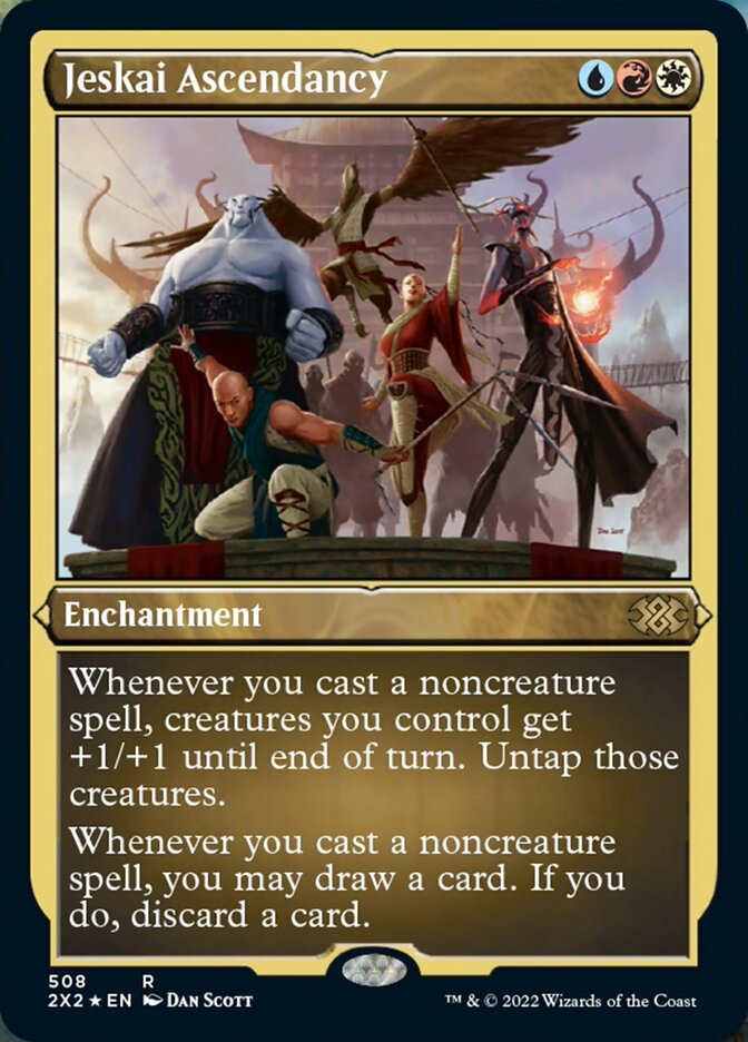 Jeskai Ascendancy (Foil Etched) [Double Masters 2022] | Good Games Cannington