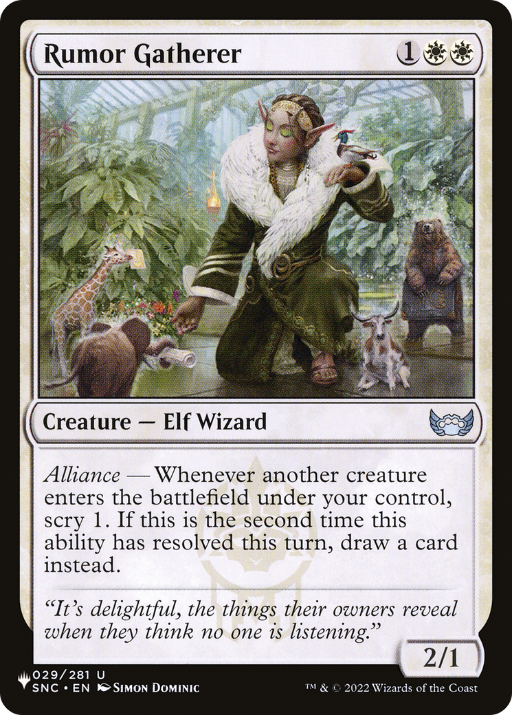 Rumor Gatherer [The List] | Good Games Cannington