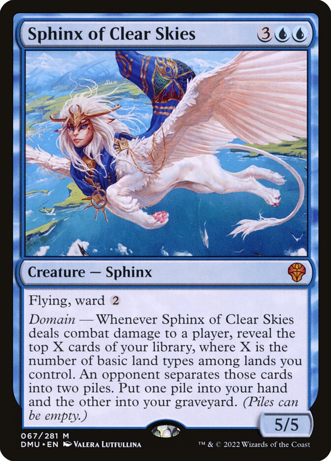 Sphinx of Clear Skies 67/281 (Dominaria United)  - Foil | Good Games Cannington
