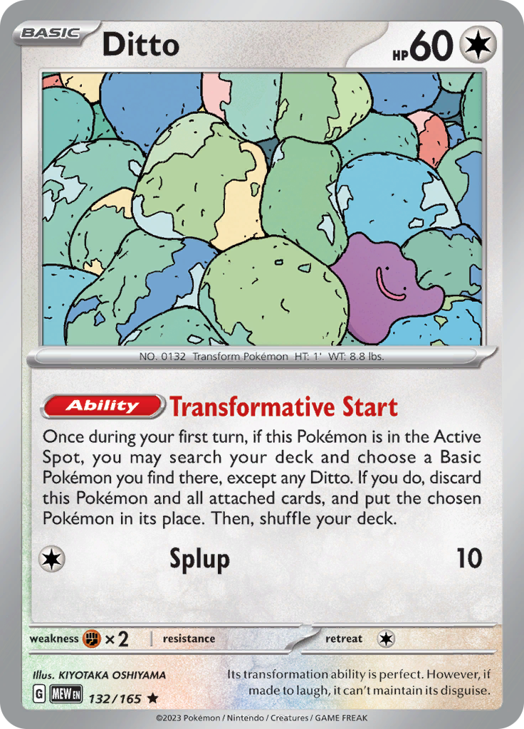 Ditto (132/165) [Scarlet & Violet 151] | Good Games Cannington