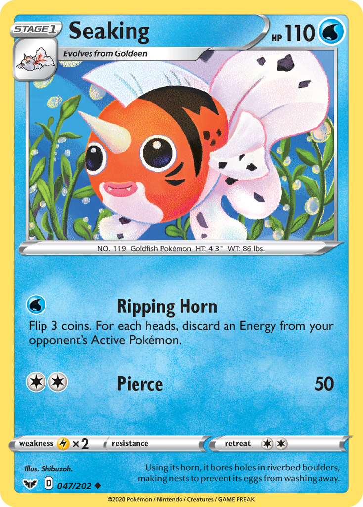 Seaking (047/202) [Sword & Shield: Base Set] | Good Games Cannington