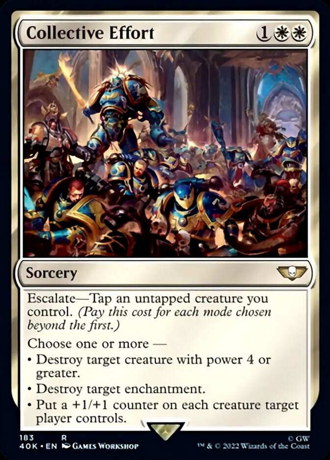 Collective Effort (Surge Foil) [Warhammer 40,000] | Good Games Cannington