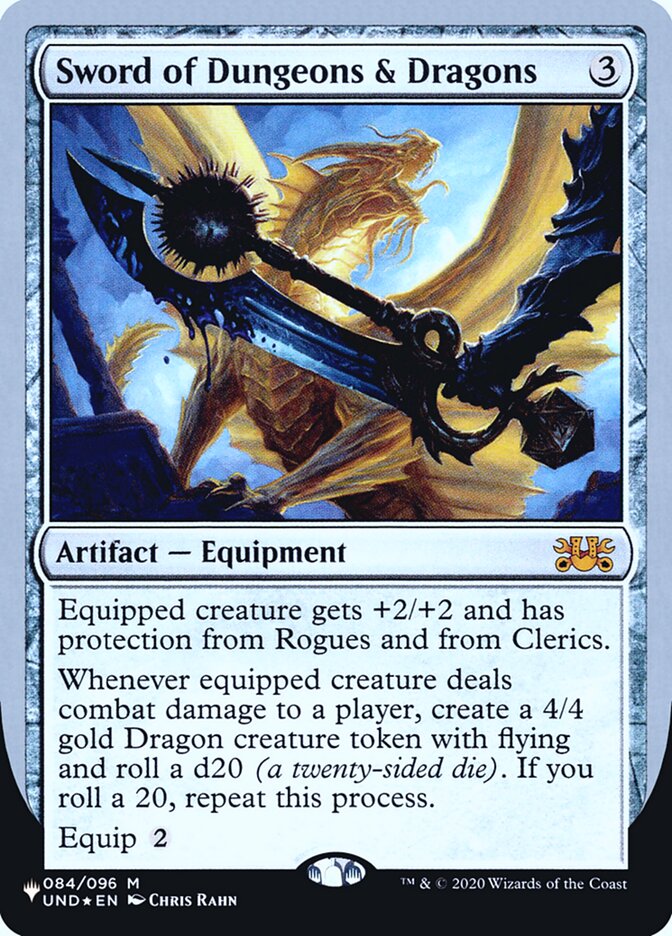 Sword of Dungeons & Dragons (Unfinity Foil Edition) [The List] | Good Games Cannington
