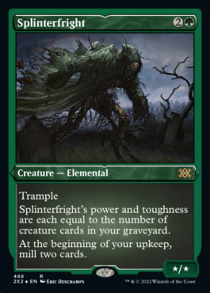 Splinterfright (Foil Etched) [Double Masters 2022] | Good Games Cannington