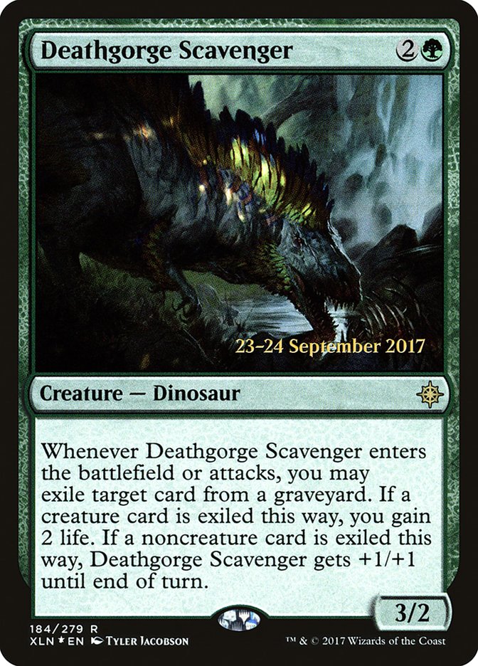 Deathgorge Scavenger [Ixalan Prerelease Promos] | Good Games Cannington