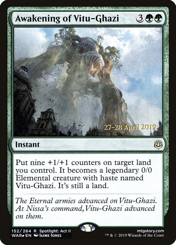 Awakening of Vitu Ghazi 152s/176 (Prerelease Cards)  - PreRelease Foil | Good Games Cannington