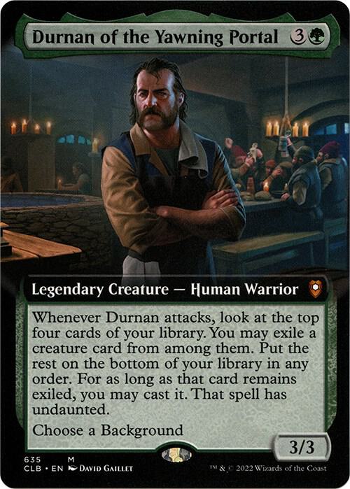 Durnan of the Yawning Portal Extended Art 635 (Commander Legends: Battle for Baldur's Gate)  | Good Games Cannington