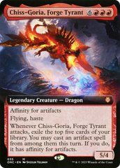 Chiss-Goria, Forge Tyrant (Extended Art) [Phyrexia: All Will Be One Commander] | Good Games Cannington