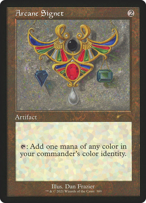 Arcane Signet (Retro) [Secret Lair Drop Promos] | Good Games Cannington
