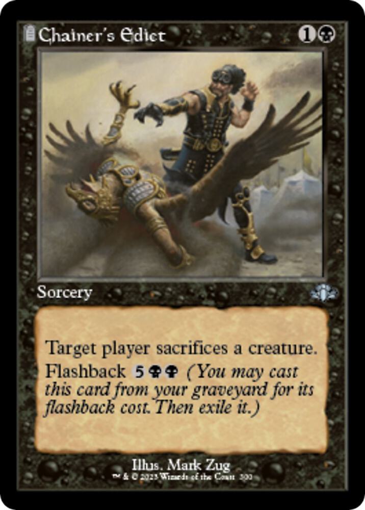 Chainers Edict Retro Frame 300 (Dominaria Remastered)  | Good Games Cannington