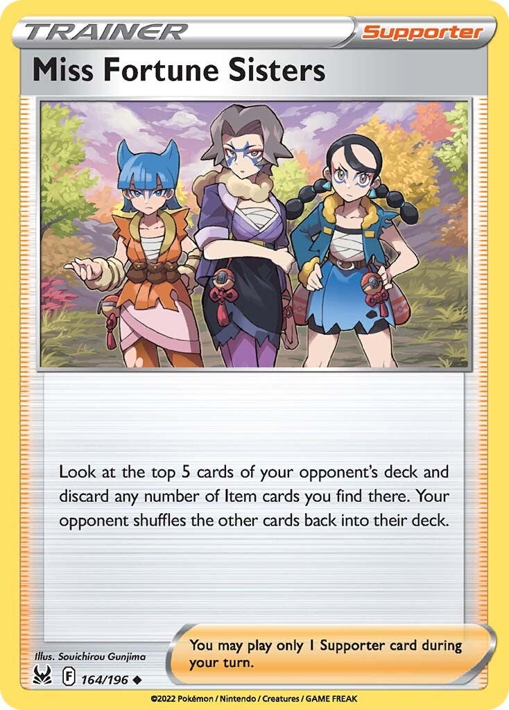 Miss Fortune Sisters (164/196) [Sword & Shield: Lost Origin] | Good Games Cannington