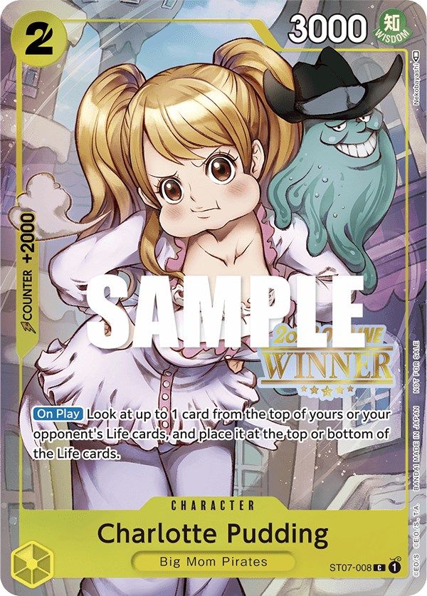 Charlotte Pudding (Offline Regional 2023) [Winner] [One Piece Promotion Cards] | Good Games Cannington