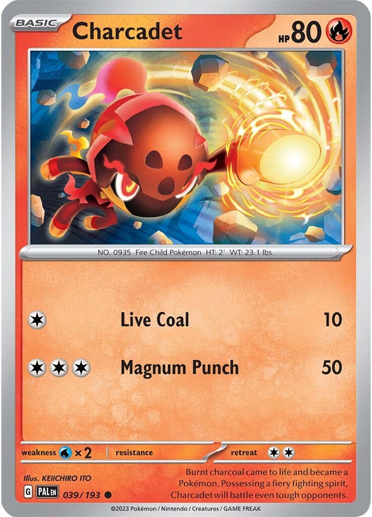 Charcadet (039/193) [Scarlet & Violet: Paldea Evolved] | Good Games Cannington