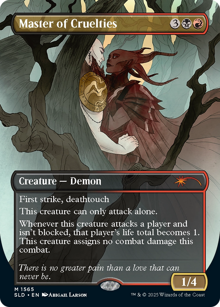 Master of Cruelties (Rainbow Foil) [Secret Lair Drop Series] | Good Games Cannington