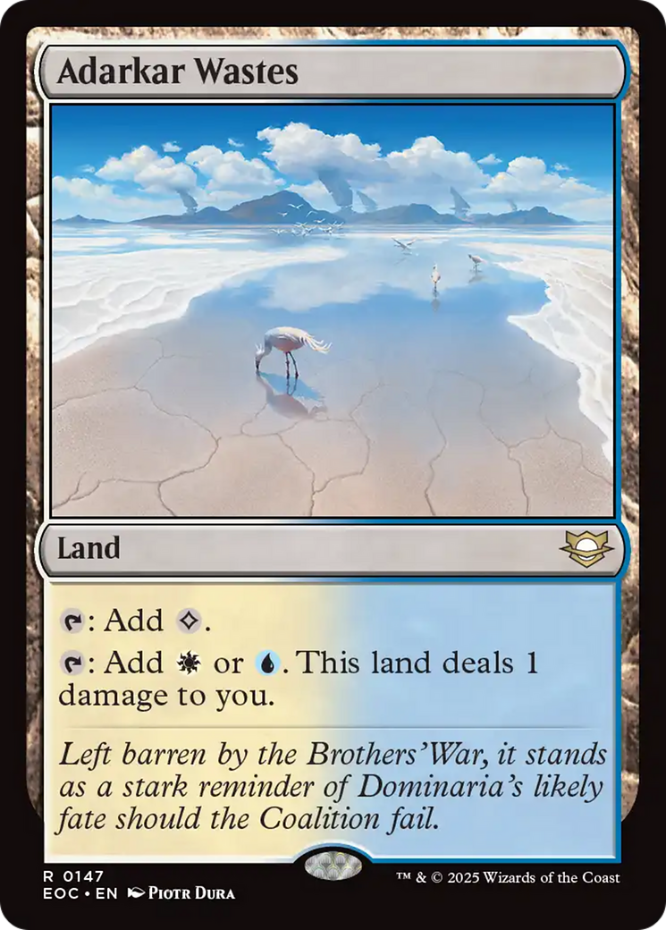 Adarkar Wastes [Edge of Eternities Commander] | Good Games Cannington