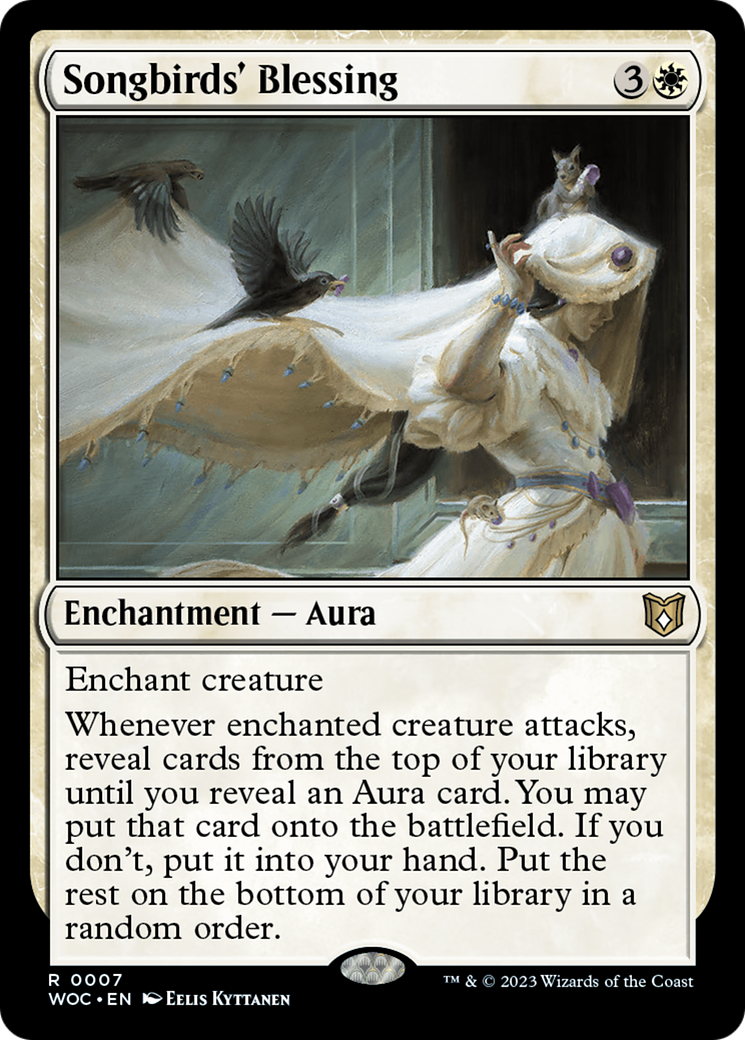 Songbirds' Blessing [Wilds of Eldraine Commander] | Good Games Cannington