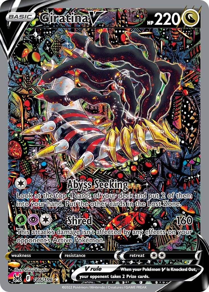 Giratina V (186/196) [Sword & Shield: Lost Origin] | Good Games Cannington