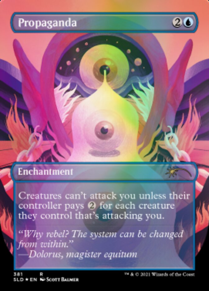 Propaganda // Propaganda (Borderless) [Secret Lair Drop Series] | Good Games Cannington