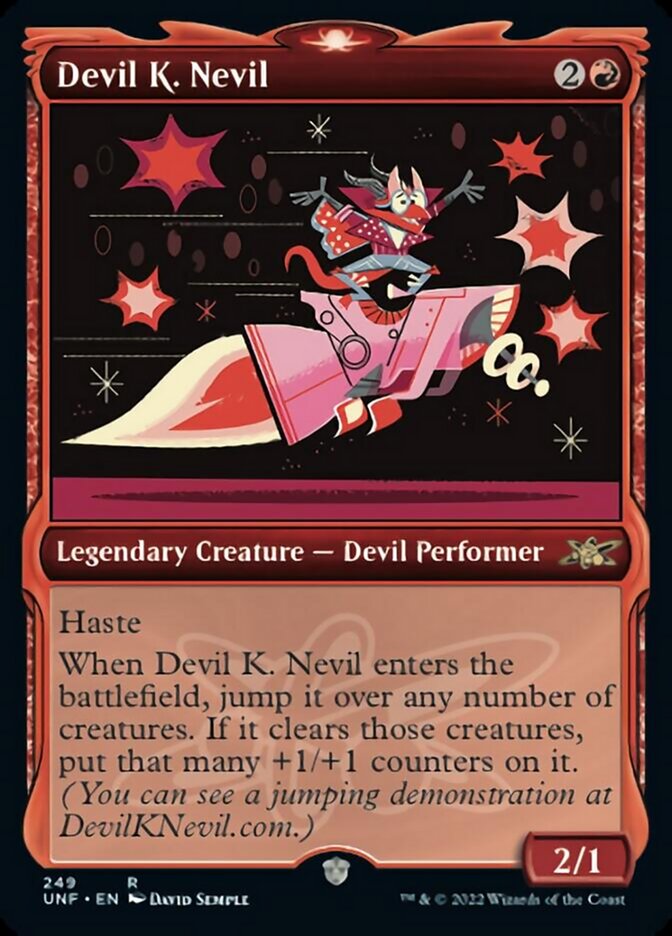 Devil K. Nevil (Showcase) [Unfinity] | Good Games Cannington