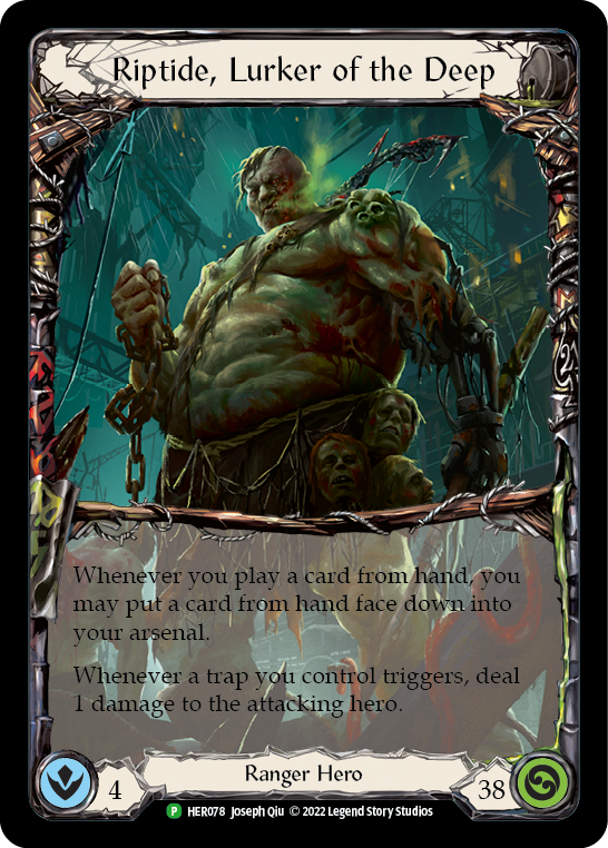 Riptide, Lurker of the Deep [HER078] (Promo)  Cold Foil | Good Games Cannington