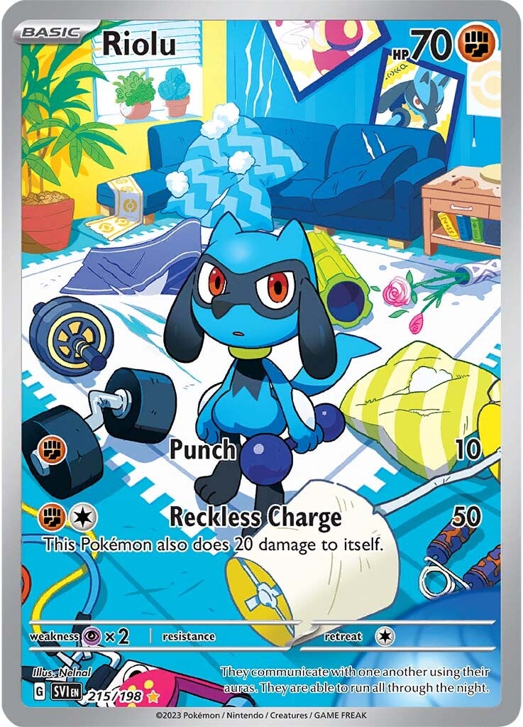 Riolu (215/198) [Scarlet & Violet: Base Set] | Good Games Cannington