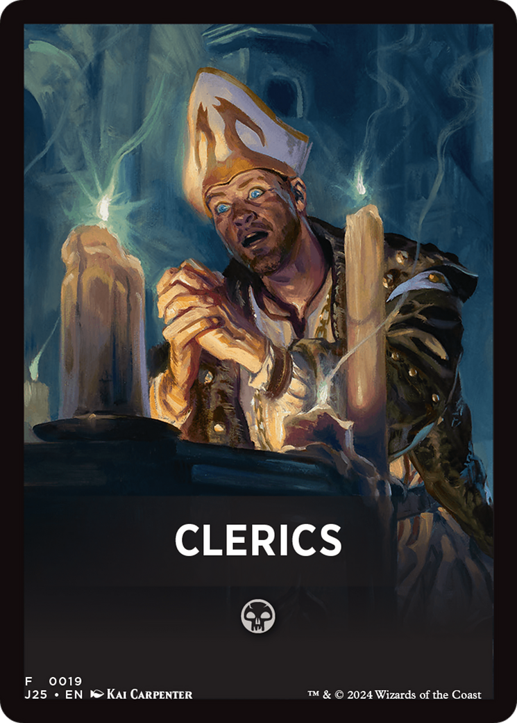 Clerics Theme Card [Foundations Jumpstart Front Cards] | Good Games Cannington