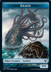 Wurm // Kraken Double-Sided Token [Commander 2021 Tokens] | Good Games Cannington