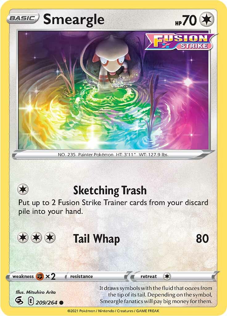 Smeargle (209/264) [Sword & Shield: Fusion Strike] | Good Games Cannington