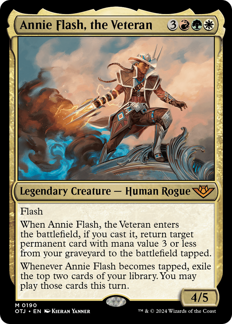 Annie Flash, the Veteran [Outlaws of Thunder Junction] | Good Games Cannington