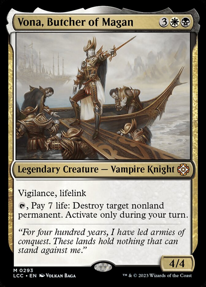 Vona, Butcher of Magan 293/370 (Commander: The Lost Caverns of Ixalan)  | Good Games Cannington