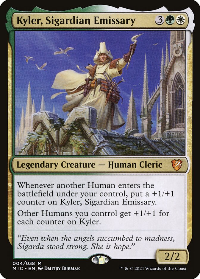 Kyler, Sigardian Emissary 4/38 (Commander: Innistrad: Midnight Hunt)  - Foil | Good Games Cannington