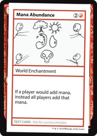 Mana Abundance (2021 Edition) [Mystery Booster Playtest Cards] | Good Games Cannington