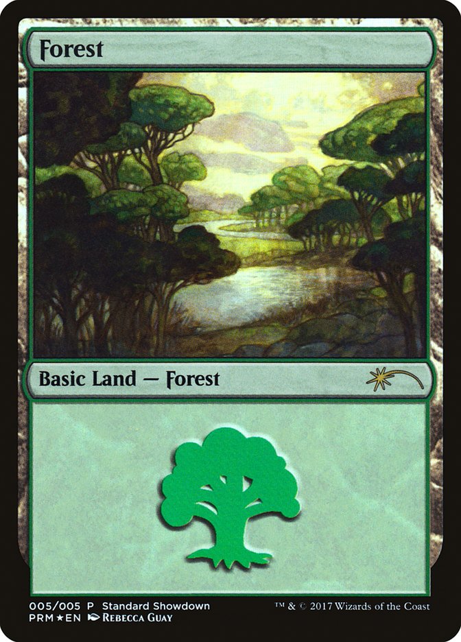 Forest (Rebecca Guay) [Standard Showdown Promos] | Good Games Cannington