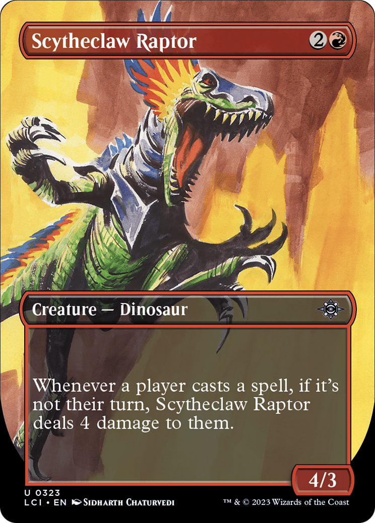 Scytheclaw Raptor (Borderless) [The Lost Caverns of Ixalan] | Good Games Cannington