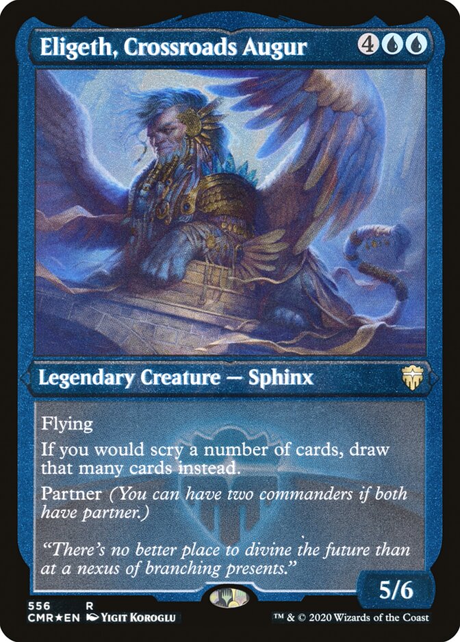 Eligeth, Crossroads Augur (Etched) [Commander Legends] | Good Games Cannington