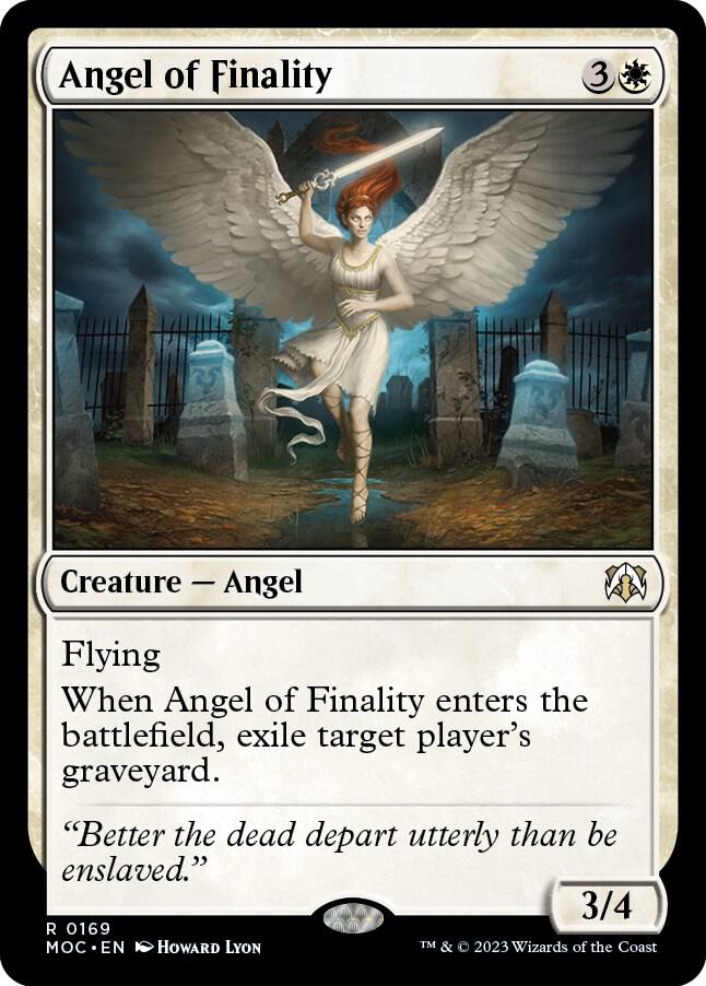 Angel of Finality 169/444 (Commander: March of the Machine)  | Good Games Cannington