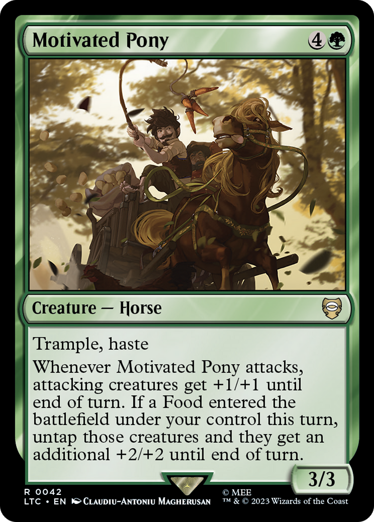 Motivated Pony [The Lord of the Rings: Tales of Middle-Earth Commander] | Good Games Cannington