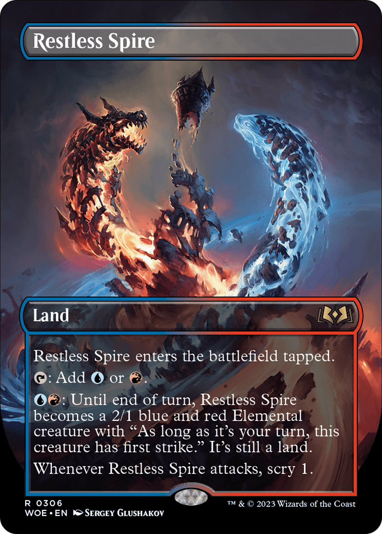 Restless Spire (Borderless) [Wilds of Eldraine] | Good Games Cannington