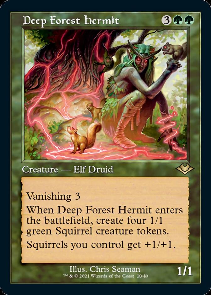 Deep Forest Hermit (Retro Foil Etched) [Modern Horizons] | Good Games Cannington