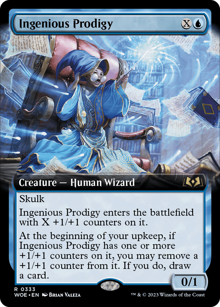 Ingenious Prodigy (Extended Art) [Wilds of Eldraine] | Good Games Cannington