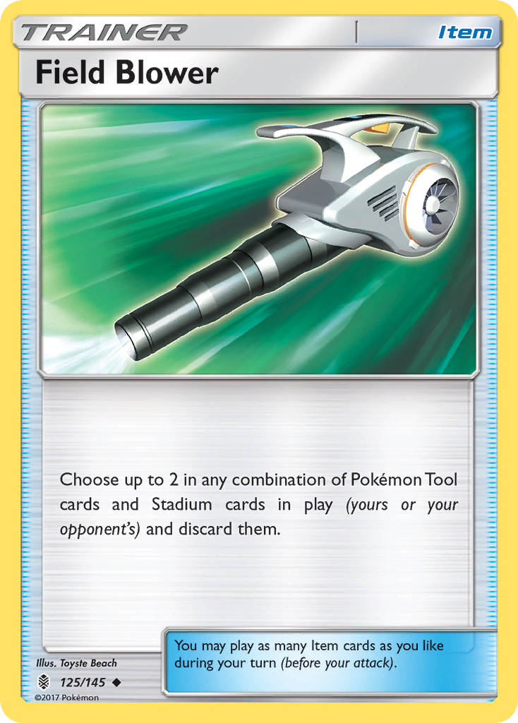 Field Blower (125/145) [Sun & Moon: Guardians Rising] | Good Games Cannington