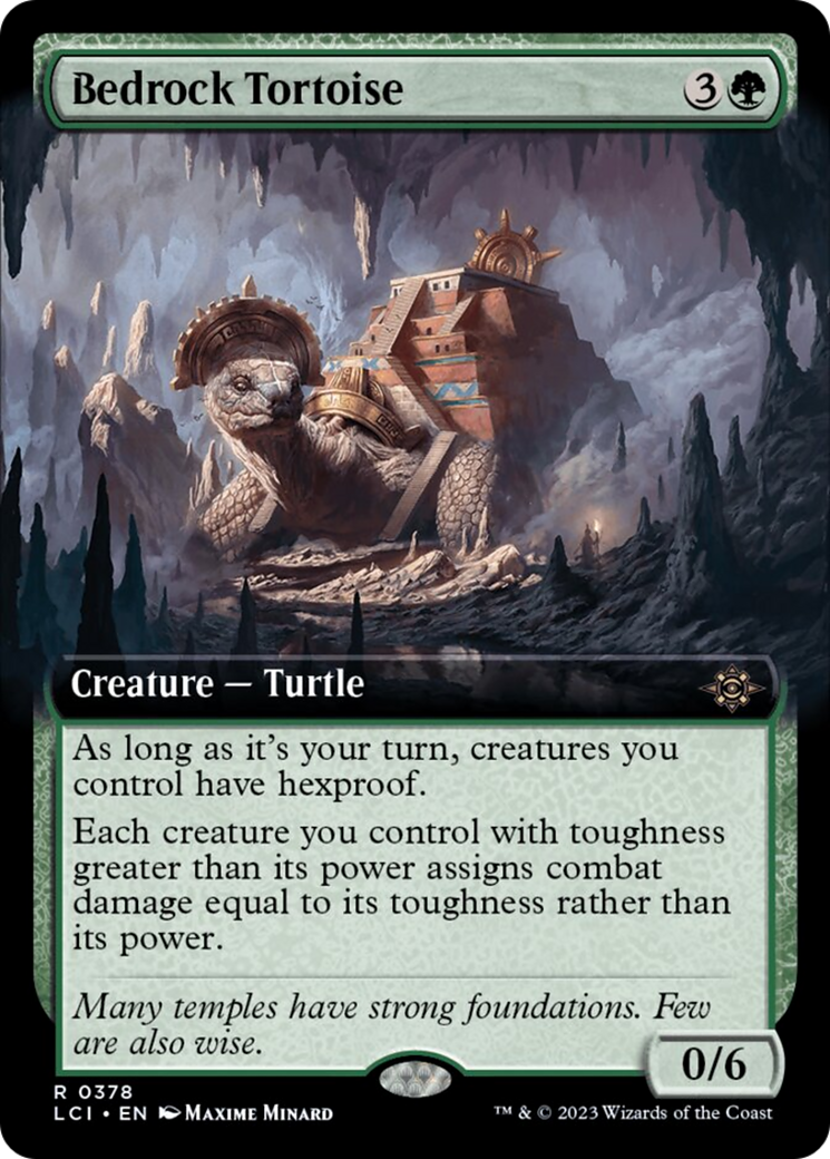 Bedrock Tortoise (Extended Art) [The Lost Caverns of Ixalan] | Good Games Cannington