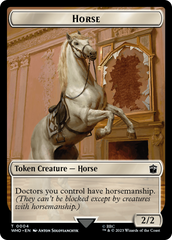 Horse // Soldier Double-Sided Token [Doctor Who Tokens] | Good Games Cannington