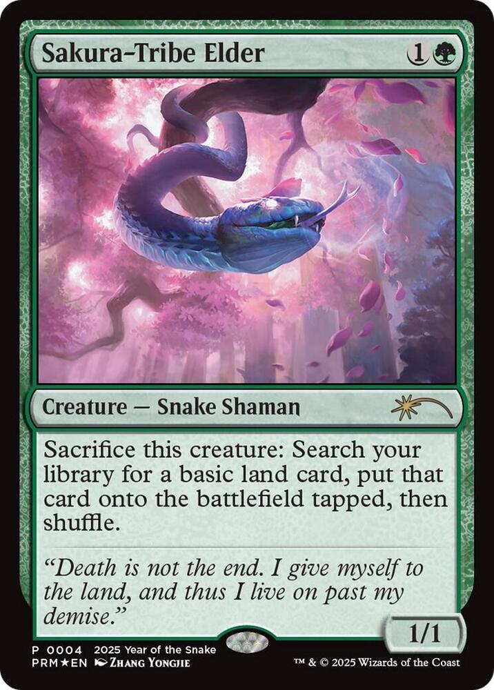 Sakura Tribe Elder Year of the Snake 2025 4/5 (Standard Showdown Promos)  - Foil | Good Games Cannington