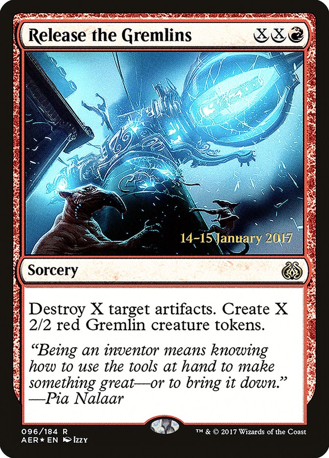 Release the Gremlins [Aether Revolt Prerelease Promos] | Good Games Cannington