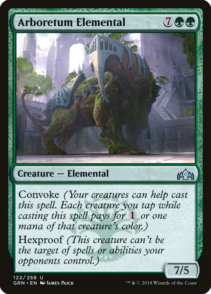 Arboretum Elemental 122 (Guilds of Ravnica)  | Good Games Cannington